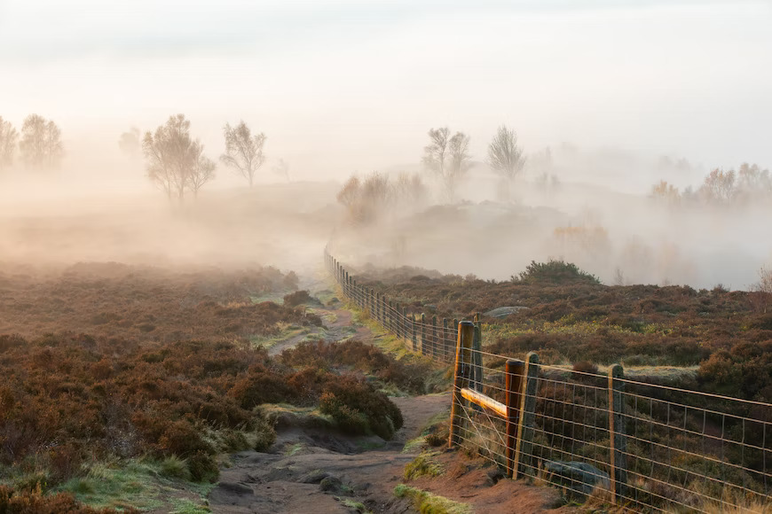 image of countryside peak district